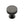 Knurled Disc Cabinet Knob with Rose by M Marcus - Heritage Brass