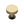 Knurled Disc Cabinet Knob with Rose by M Marcus - Heritage Brass