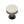 Knurled Disc Cabinet Knob with Rose by M Marcus - Heritage Brass