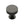 Knurled Disc Cabinet Knob with Rose by M Marcus - Heritage Brass