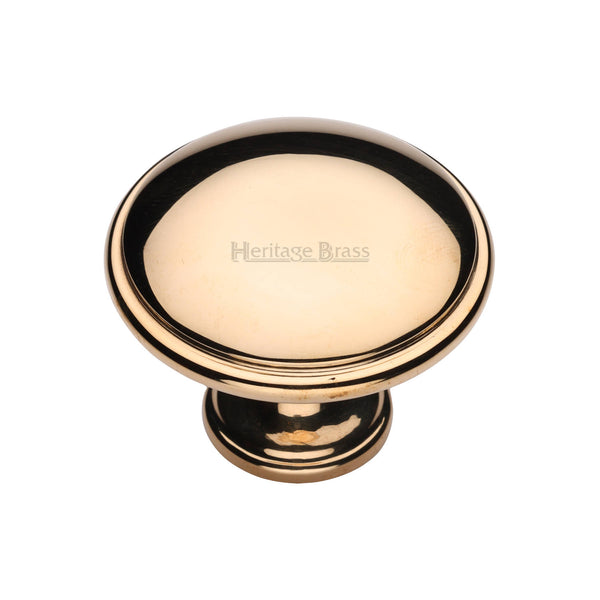 Domed Cabinet Knob by M Marcus - Heritage Brass
