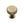 Stepped Disc Cabinet Knob with Rose by M Marcus - Heritage Brass