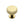 Stepped Disc Cabinet Knob with Rose by M Marcus - Heritage Brass
