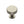 Stepped Disc Cabinet Knob with Rose by M Marcus - Heritage Brass
