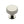 Stepped Disc Cabinet Knob with Rose by M Marcus - Heritage Brass