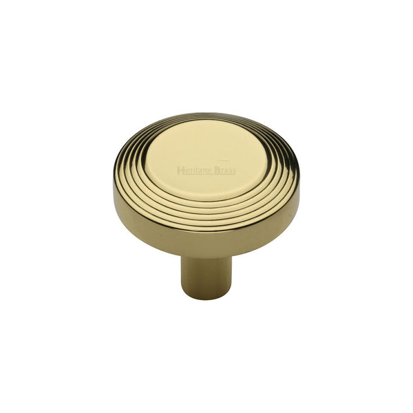 Ridge Cabinet Knob by M Marcus - Heritage Brass