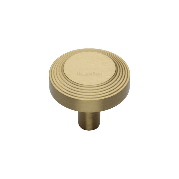 Ridge Cabinet Knob by M Marcus - Heritage Brass