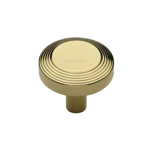 Ridge Cabinet Knob by M Marcus - Heritage Brass