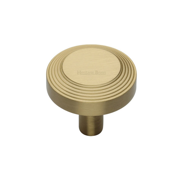 Ridge Cabinet Knob by M Marcus - Heritage Brass