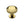 Ridge Cabinet Knob with Rose by M Marcus - Heritage Brass