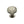 Ridge Cabinet Knob with Rose by M Marcus - Heritage Brass