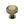 Ridge Cabinet Knob with Rose by M Marcus - Heritage Brass
