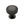 Ridge Cabinet Knob with Rose by M Marcus - Heritage Brass