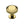 Ridge Cabinet Knob with Rose by M Marcus - Heritage Brass