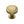 Ridge Cabinet Knob with Rose by M Marcus - Heritage Brass