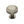 Ridge Cabinet Knob with Rose by M Marcus - Heritage Brass