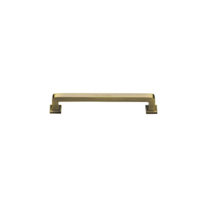Square Vintage Cabinet Pull Handle by M Marcus - Heritage Brass