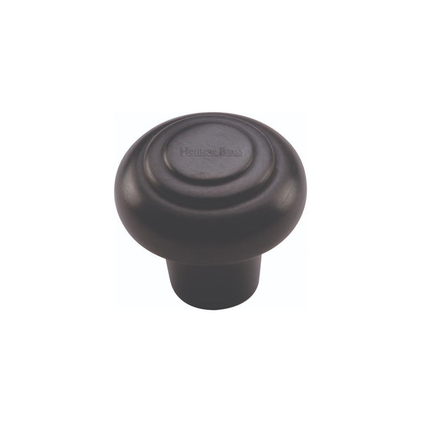 Round Bead Cabinet Knob by M Marcus - Heritage Brass