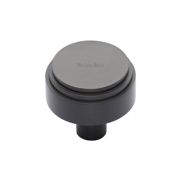 Round Deco Cabinet Knob by M Marcus - Heritage Brass
