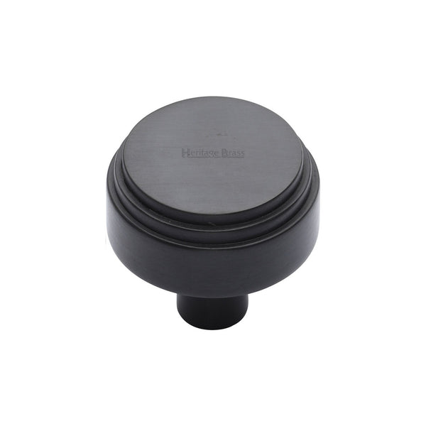Round Deco Cabinet Knob by M Marcus - Heritage Brass