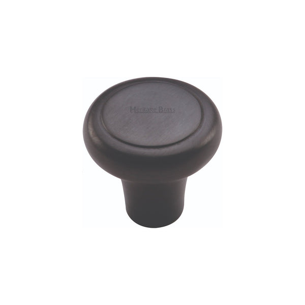 Round Edge Cabinet Knob by M Marcus - Heritage Brass