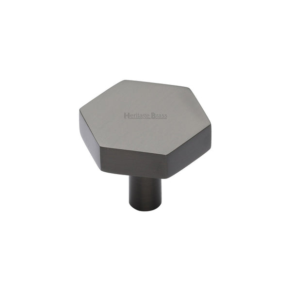 Hexagon Cabinet Knob by M Marcus - Heritage Brass