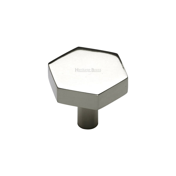 Hexagon Cabinet Knob by M Marcus - Heritage Brass