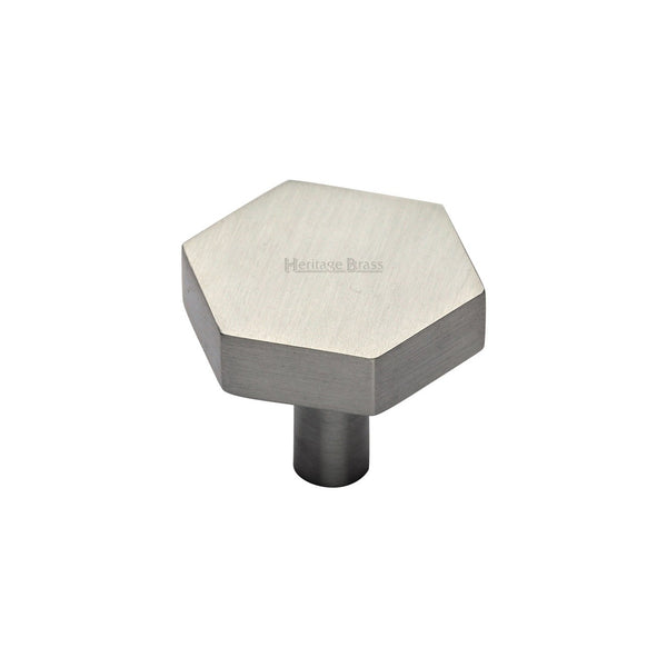 Hexagon Cabinet Knob by M Marcus - Heritage Brass