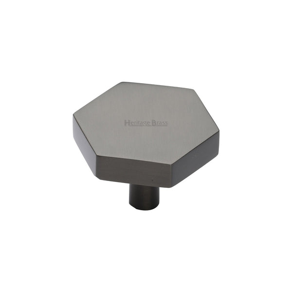 Hexagon Cabinet Knob by M Marcus - Heritage Brass