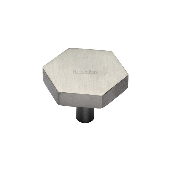 Hexagon Cabinet Knob by M Marcus - Heritage Brass