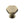 Hexagon Cabinet Knob with Rose by M Marcus - Heritage Brass