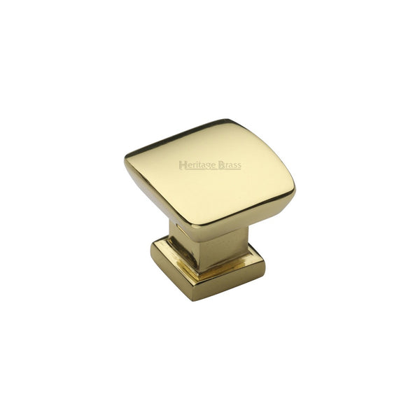 Plinth Cabinet Knob With Base by M Marcus - Heritage Brass