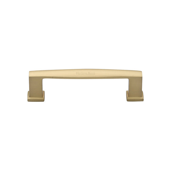 M Marcus - Heritage Brass, Vintage Cabinet Pull Handle, Cabinet Hardware, Cabinet Pull Handles