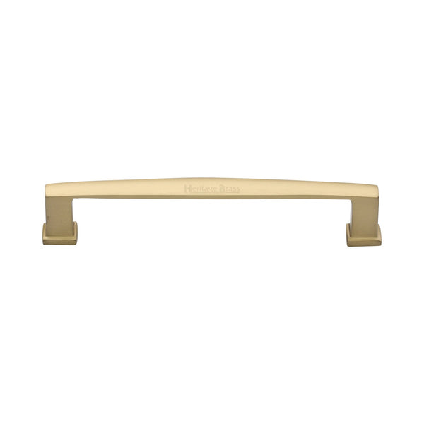 M Marcus - Heritage Brass, Vintage Cabinet Pull Handle, Cabinet Hardware, Cabinet Pull Handles