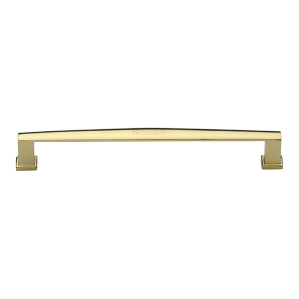 M Marcus - Heritage Brass, Vintage Cabinet Pull Handle, Cabinet Hardware, Cabinet Pull Handles