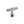 Stepped T-Bar Cabinet Knob with Rose by M Marcus - Heritage Brass
