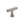 Stepped T-Bar Cabinet Knob with Rose by M Marcus - Heritage Brass
