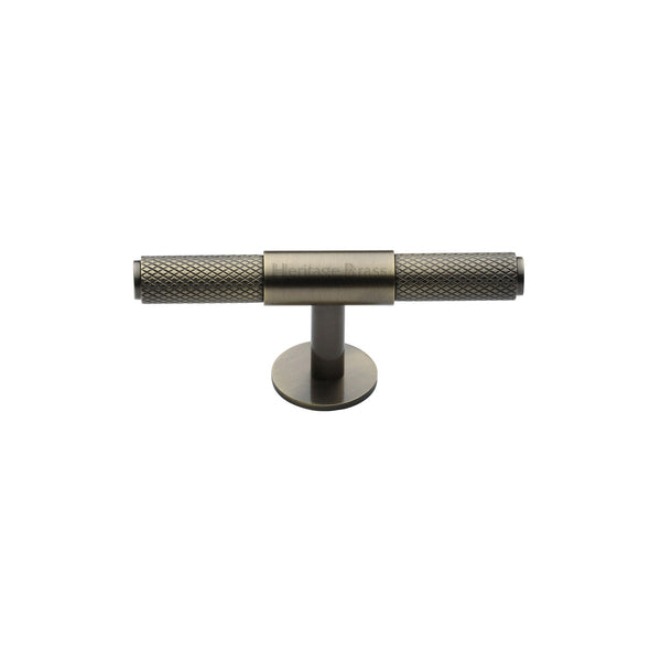 Knurled Fountain Cabinet Knob by M Marcus - Heritage Brass