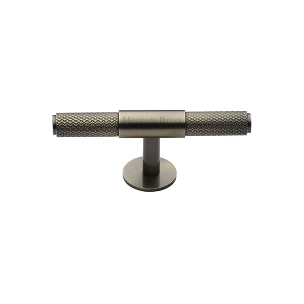Knurled Fountain Cabinet Knob by M Marcus - Heritage Brass