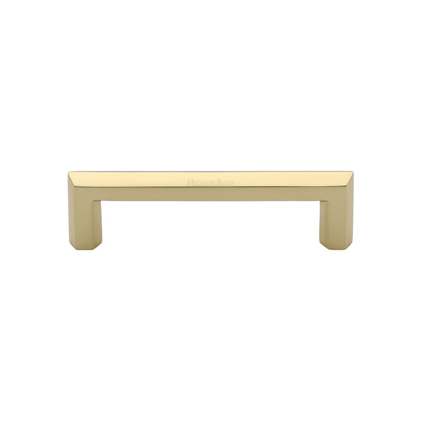 M Marcus - Heritage Brass, Hex Profile Cabinet Pull Handle, Cabinet Hardware, Cabinet Pull Handles