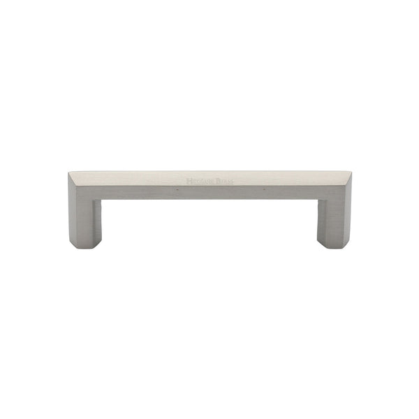 M Marcus - Heritage Brass, Hex Profile Cabinet Pull Handle, Cabinet Hardware, Cabinet Pull Handles