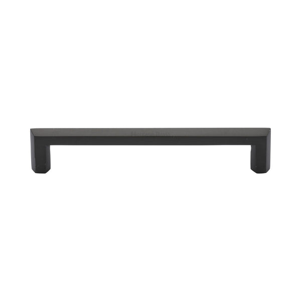 M Marcus - Heritage Brass, Hex Profile Cabinet Pull Handle, Cabinet Hardware, Cabinet Pull Handles