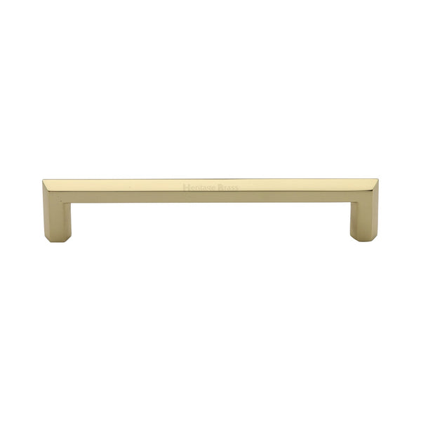 M Marcus - Heritage Brass, Hex Profile Cabinet Pull Handle, Cabinet Hardware, Cabinet Pull Handles