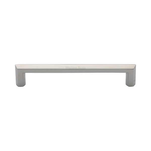 M Marcus - Heritage Brass, Hex Profile Cabinet Pull Handle, Cabinet Hardware, Cabinet Pull Handles