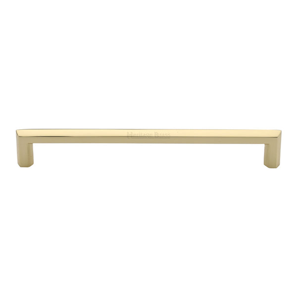 M Marcus - Heritage Brass, Hex Profile Cabinet Pull Handle, Cabinet Hardware, Cabinet Pull Handles