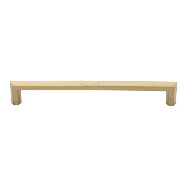 M Marcus - Heritage Brass, Hex Profile Cabinet Pull Handle, Cabinet Hardware, Cabinet Pull Handles