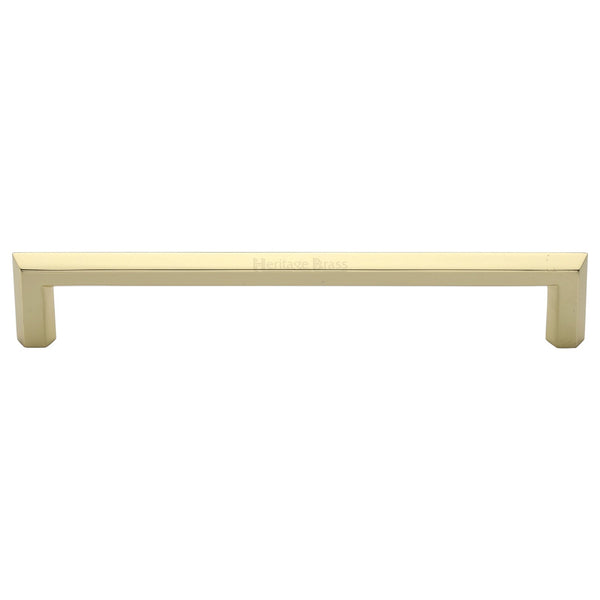 M Marcus - Heritage Brass, Hex Profile Cabinet Pull Handle, Cabinet Hardware, Cabinet Pull Handles