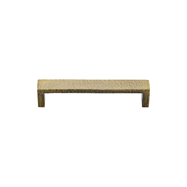 Hammered Wide Metro Cabinet Pull Handle by M Marcus - Heritage Brass