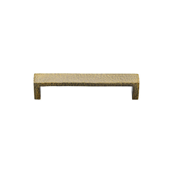Hammered Wide Metro Cabinet Pull Handle by M Marcus - Heritage Brass