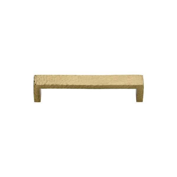 Hammered Wide Metro Cabinet Pull Handle by M Marcus - Heritage Brass